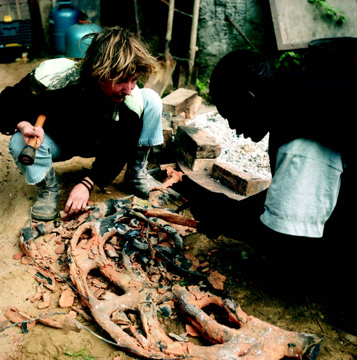 Sécou Traoré, l'atelier de fonderie, Poulseur, 1999 