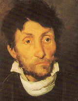 Théodore Géricault. Le monomane du vol, 1819-1820, huile sur toile, 61 X 50 cm. Gand, musée des Beaux-Arts. 